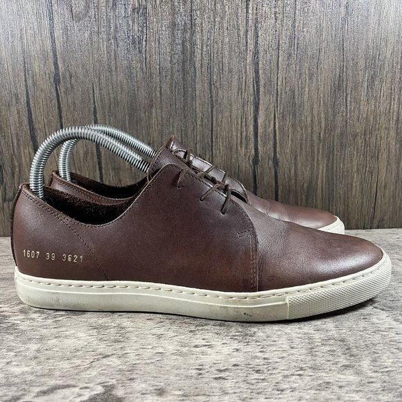 Common Project Achilles Low Shoes Sneakers Brown Leather Size EU39/M7/W9 main image 6